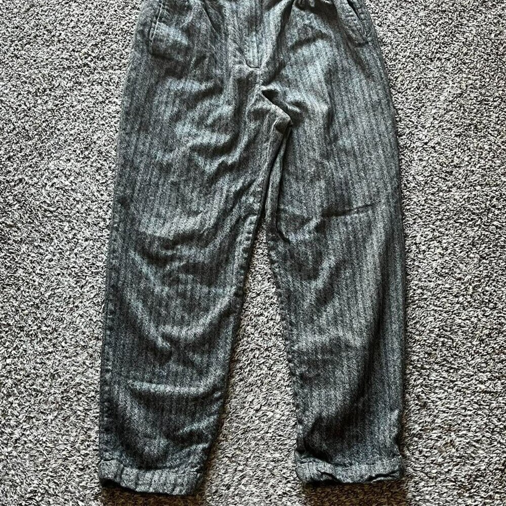 Lauren Ralph Lauren 100% Wool Gray Womens 14 Dress Pants Chic Classic Business